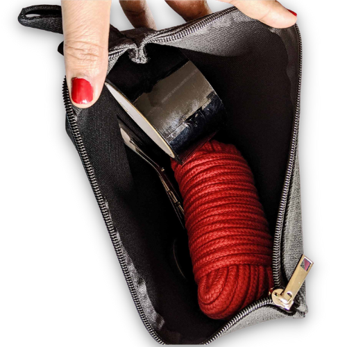 DEFINITELY NOT BONDAGE STUFF - Zippered Storage Bag
