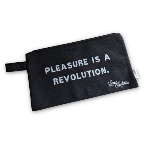 PLEASURE IS A REVOLUTION-Zippered Storage Bag